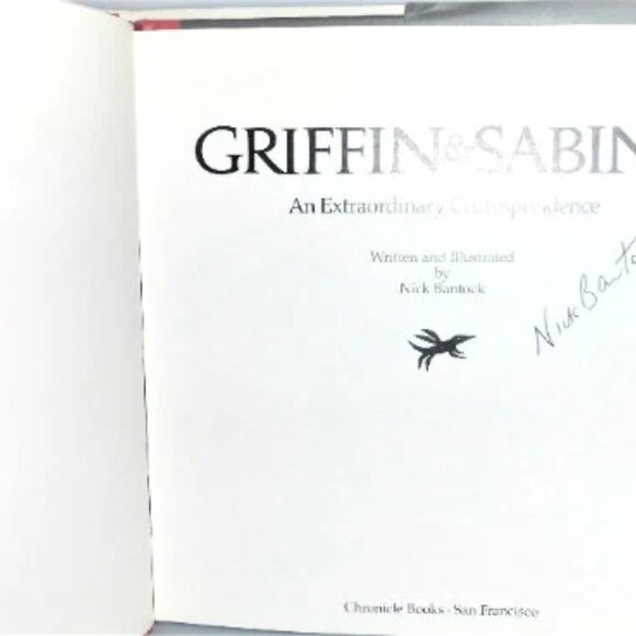 4 SIGNED Nick Bantock Books EGYPTIAN Jukebox Griffen Sabine Notebook - Picture 7 of 10